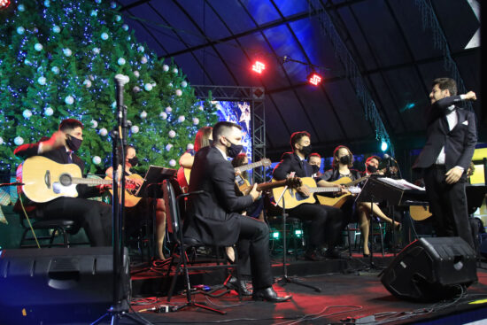 Fim de semana tem Orquestra de Violões e Orquestra Sinfônica no 36° Natal Luz