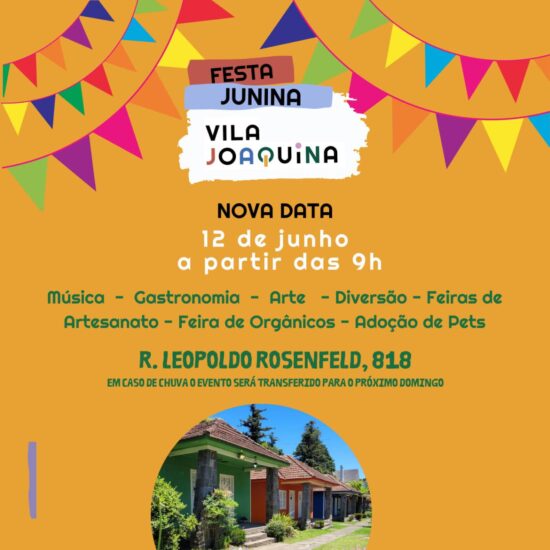 Festa Junina do Vila Joaquina acontecerá no dia 12 de junho